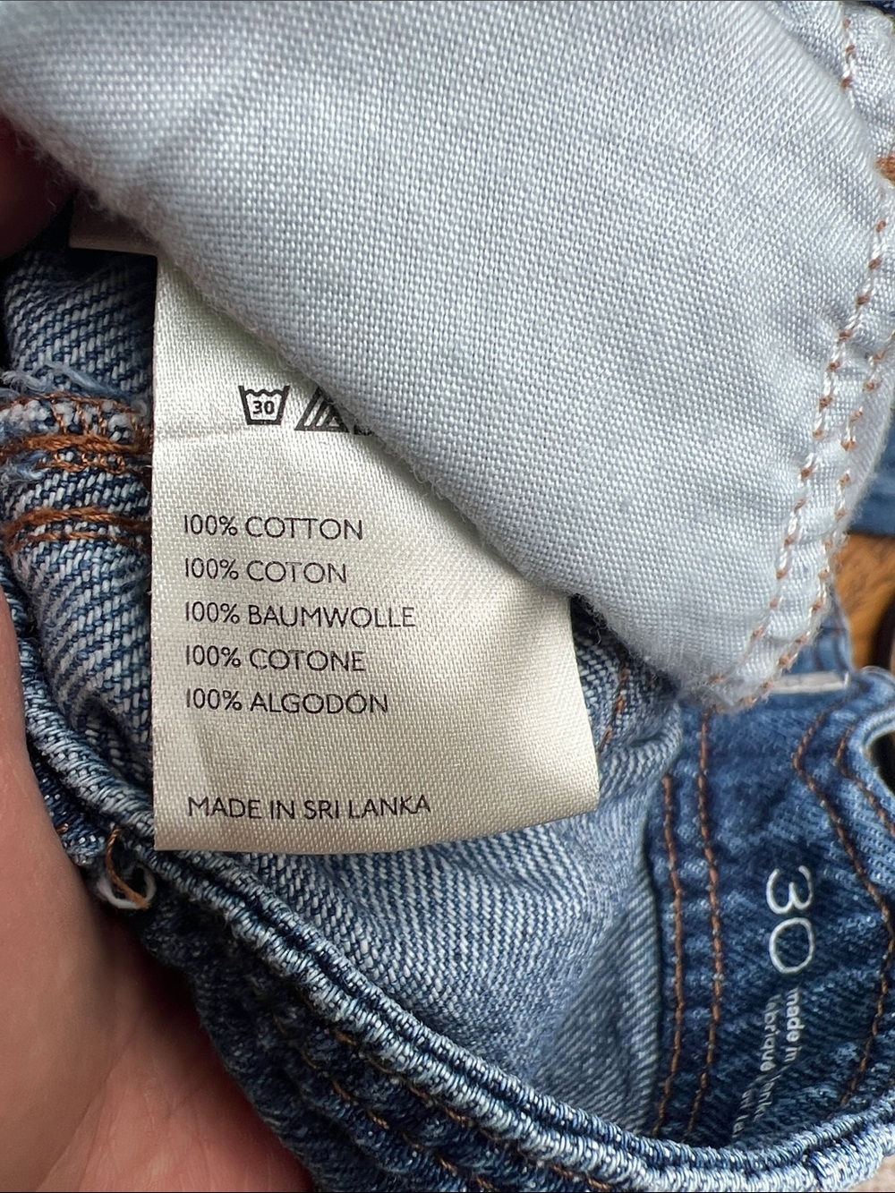 Pilcro by Anthropologie Wide‑Leg Jeans | Contrast Whimsical Distressing | Size 3 - Picture 3 of 6